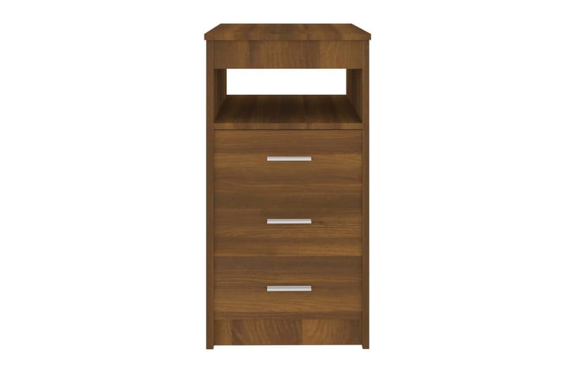 beBasic Byrå brun ek 40x50x76 cm konstruerat trä - Förvaring - Förvaringsmöbler - Byrå
