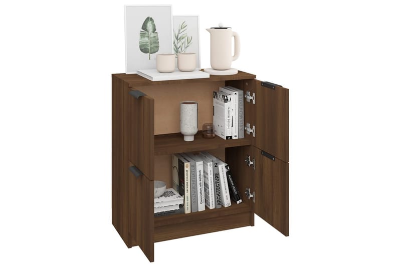 beBasic Byrå brun ek 60x30x70 cm konstruerat trä - Förvaring - Förvaringsmöbler - Byrå