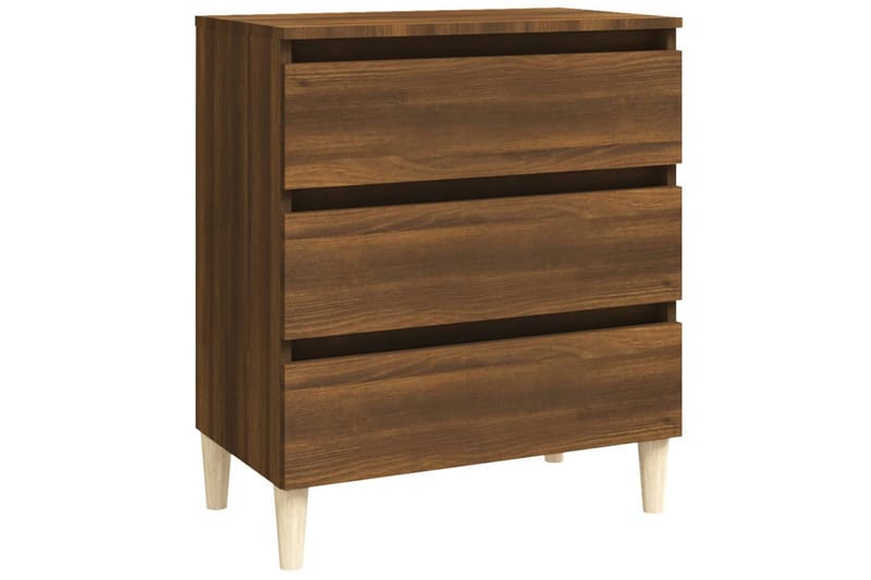 beBasic Byrå brun ek 60x35x69 cm konstruerat trä - Förvaring - Förvaringsmöbler - Byrå