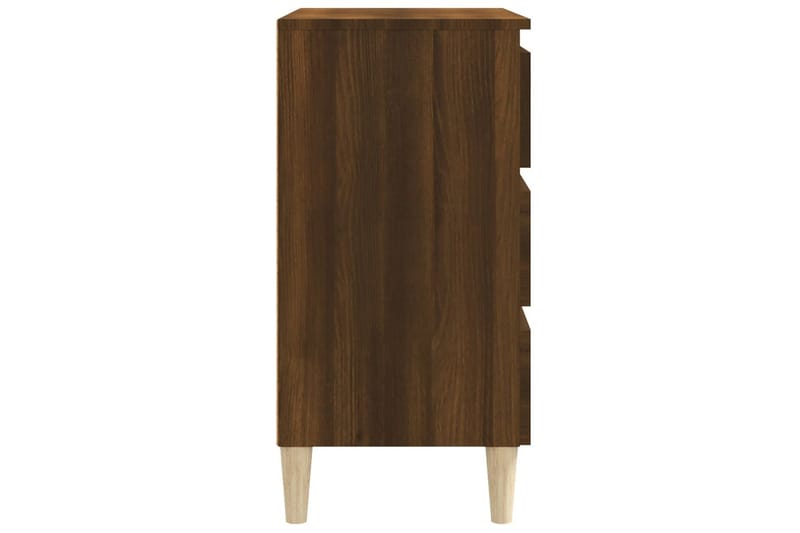 beBasic Byrå brun ek 60x35x69 cm konstruerat trä - Förvaring - Förvaringsmöbler - Byrå