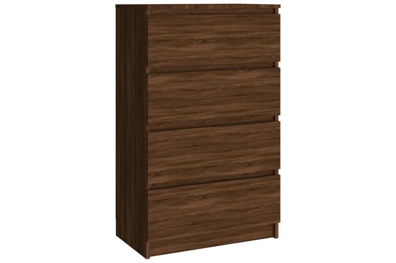 beBasic Byrå brun ek 60x35x98,5 cm konstruerat trä - Förvaring - Förvaringsmöbler - Byrå