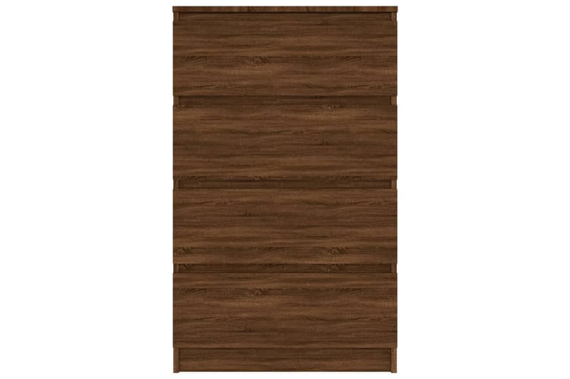 beBasic Byrå brun ek 60x35x98,5 cm konstruerat trä - Förvaring - Förvaringsmöbler - Byrå