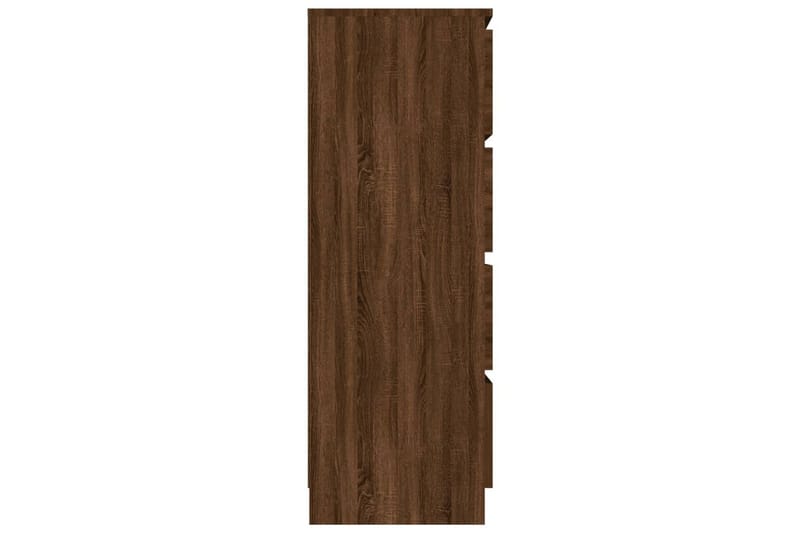 beBasic Byrå brun ek 60x35x98,5 cm konstruerat trä - Förvaring - Förvaringsmöbler - Byrå