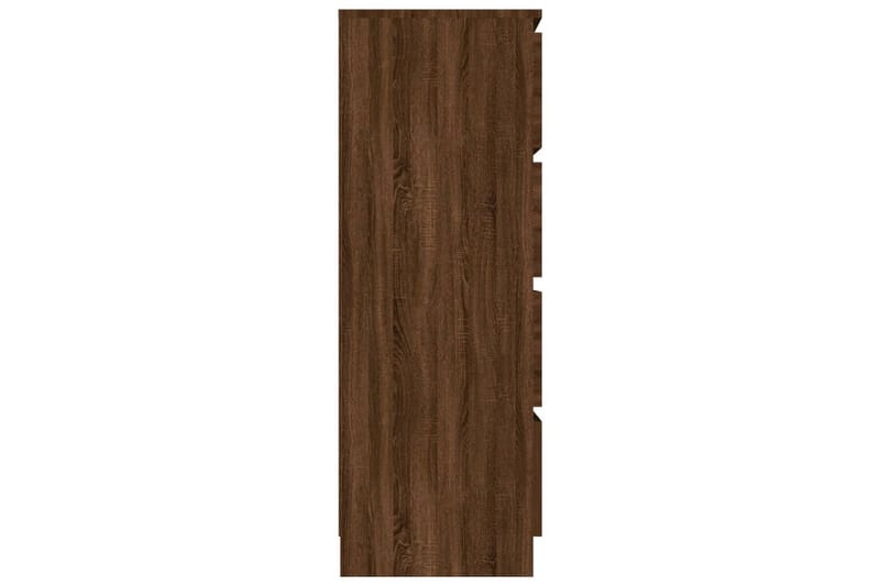 beBasic Byrå brun ek 60x35x98,5 cm konstruerat trä - Byrå