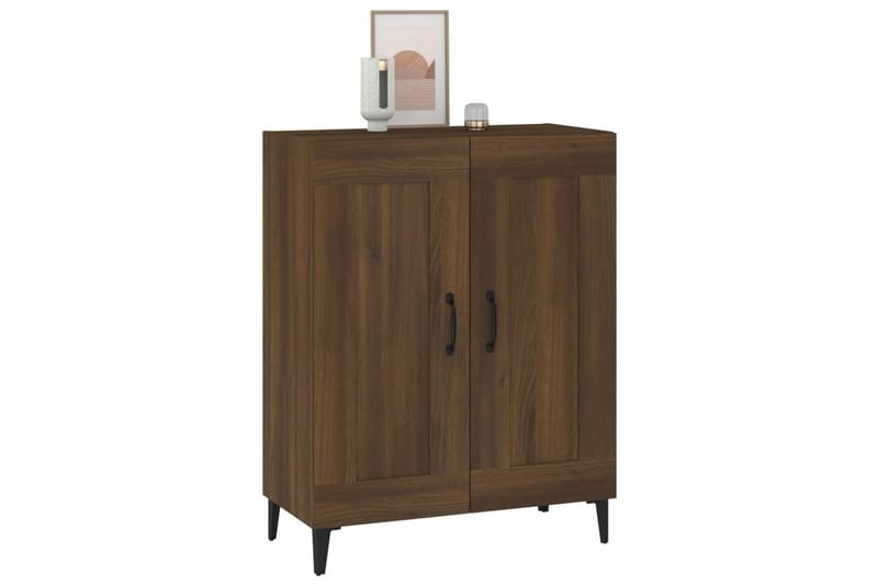 beBasic Byrå brun ek 69,5x34x90 cm konstruerat trä - Förvaring - Förvaringsmöbler - Byrå