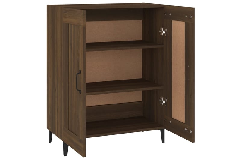 beBasic Byrå brun ek 69,5x34x90 cm konstruerat trä - Förvaring - Förvaringsmöbler - Byrå