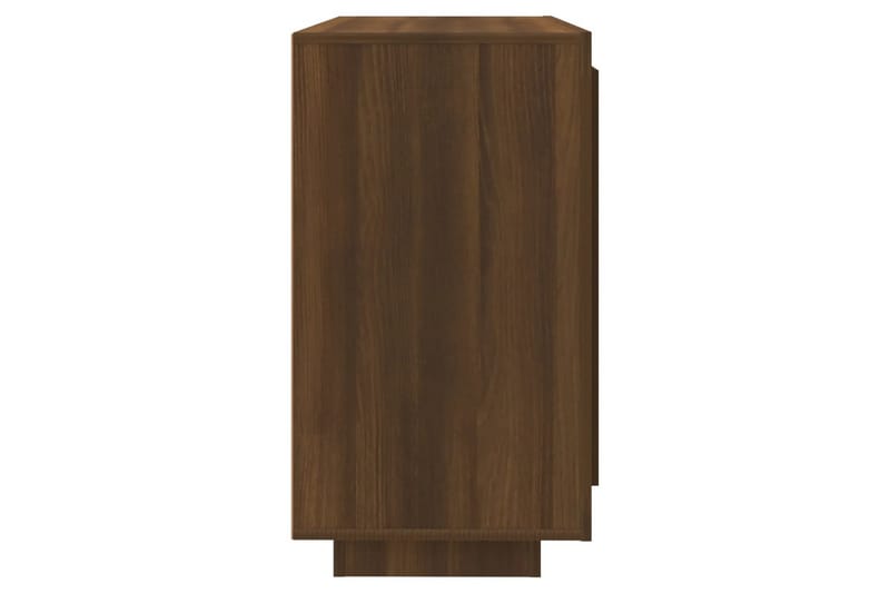 beBasic Byrå brun ek 80x40x75 cm konstruerat trä - Förvaring - Förvaringsmöbler - Byrå