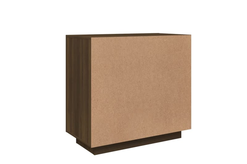 beBasic Byrå brun ek 80x40x75 cm konstruerat trä - Förvaring - Förvaringsmöbler - Byrå