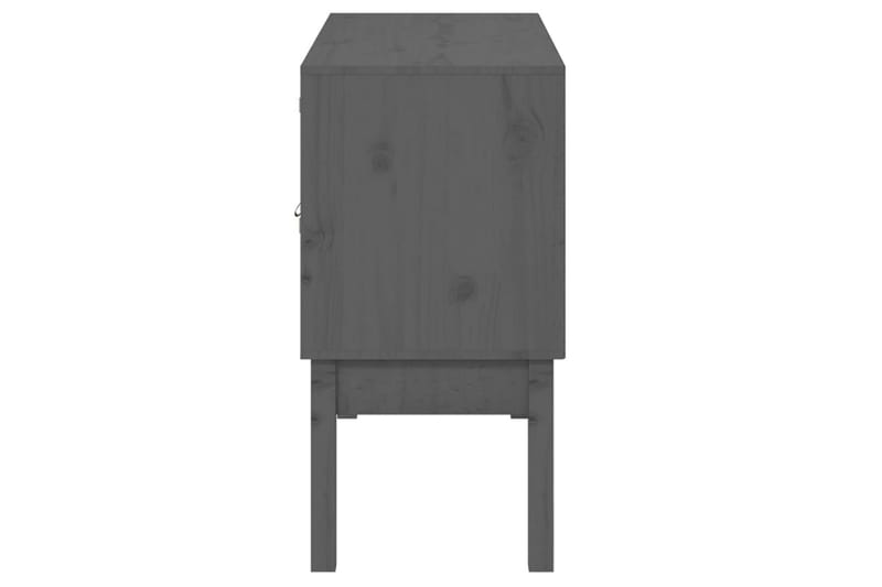 beBasic Byrå grå 110x40x78 cm massiv furu - Förvaring - Förvaringsmöbler - Byrå