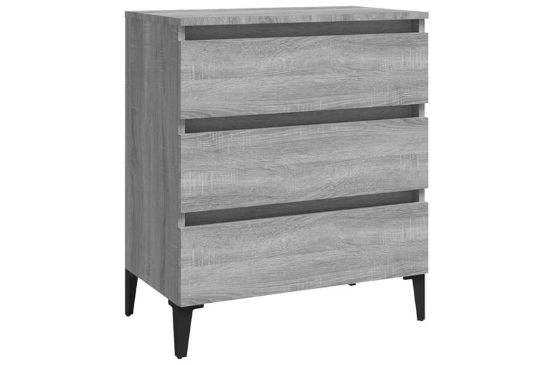 beBasic Byrå grå sonoma 60x35x69 cm konstruerat trä - Förvaring - Förvaringsmöbler - Byrå