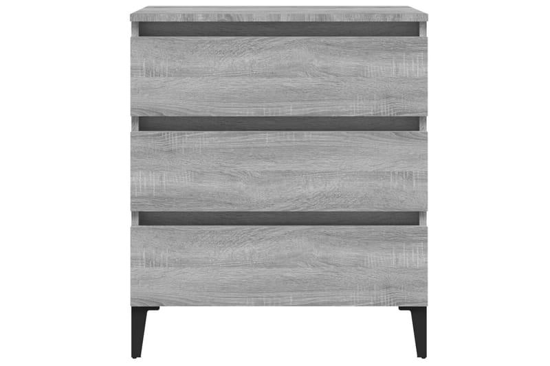 beBasic Byrå grå sonoma 60x35x69 cm konstruerat trä - Förvaring - Förvaringsmöbler - Byrå