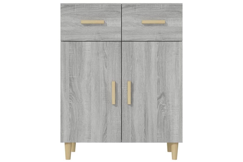 beBasic Byrå grå sonoma 69,5x34x89 cm konstruerat trä - Förvaring - Förvaringsmöbler - Byrå