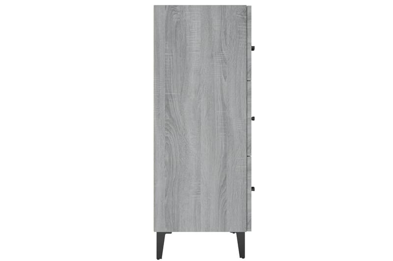 beBasic Byrå grå sonoma 69,5x34x90 cm konstruerat trä - Förvaring - Förvaringsmöbler - Byrå