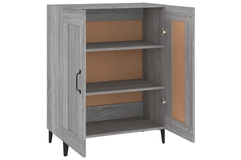 beBasic Byrå grå sonoma 69,5x34x90 cm konstruerat trä - Förvaring - Förvaringsmöbler - Byrå