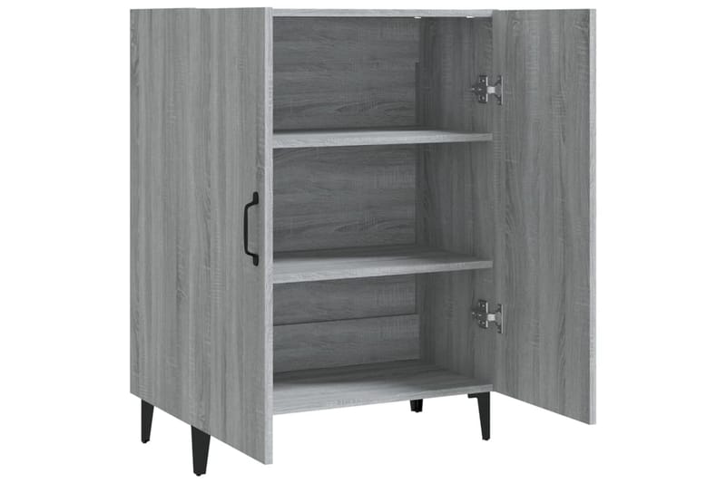 beBasic Byrå grå sonoma 70x34x90 cm konstruerat trä - Förvaring - Förvaringsmöbler - Byrå