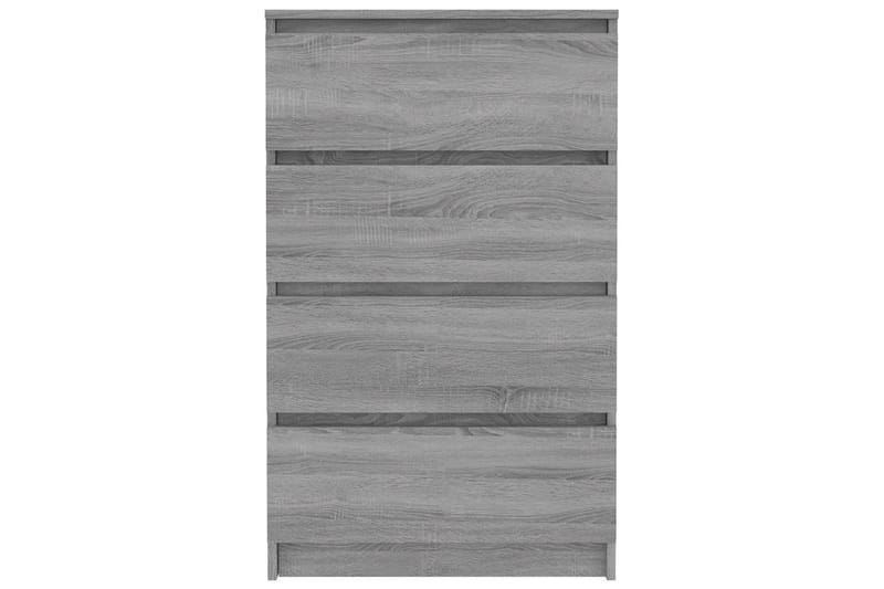 beBasic Byrå grå sonoma-ek 60x35x98,5 cm konstruerat trä - Förvaring - Förvaringsmöbler - Byrå