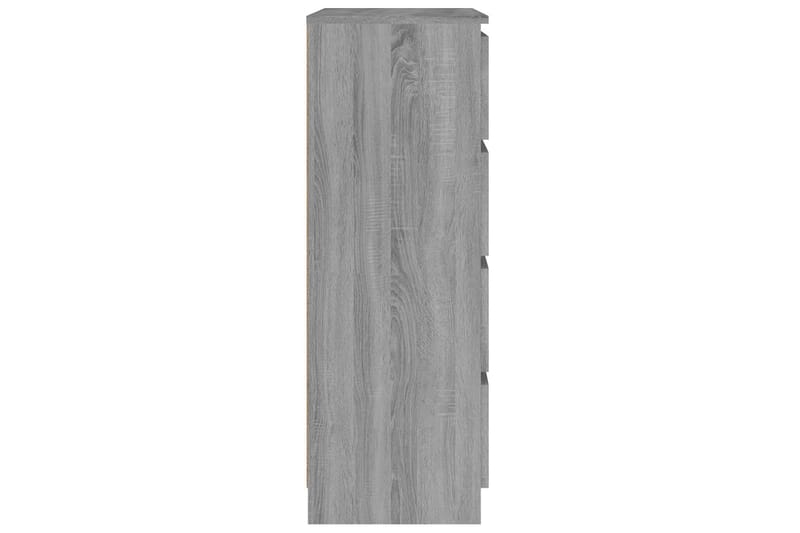 beBasic Byrå grå sonoma-ek 60x35x98,5 cm konstruerat trä - Förvaring - Förvaringsmöbler - Byrå