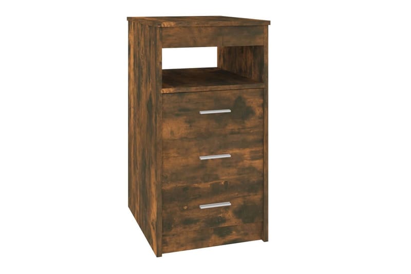 beBasic Byrå rökfärgad ek 40x50x76 cm konstruerat trä - Förvaring - Förvaringsmöbler - Byrå