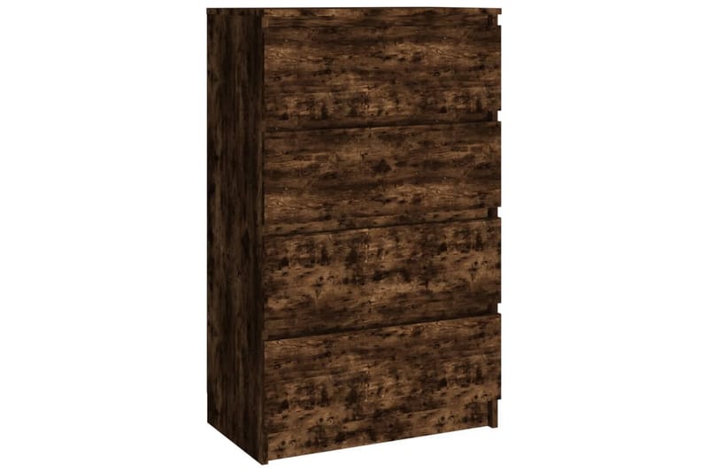 beBasic Byrå rökfärgad ek 60x35x98,5 cm konstruerat trä - Förvaring - Förvaringsmöbler - Byrå