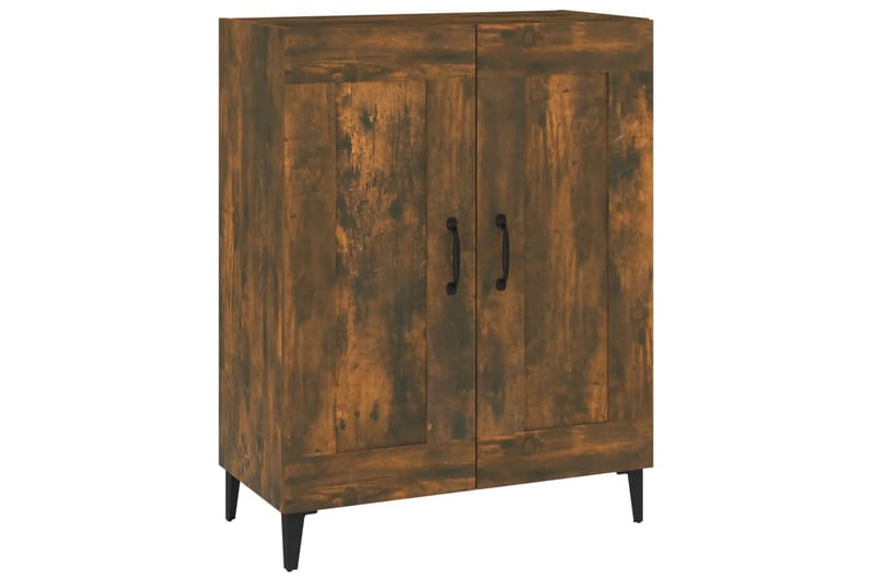 beBasic Byrå rökfärgad ek 69,5x34x90 cm konstruerat trä - Förvaring - Förvaringsmöbler - Byrå