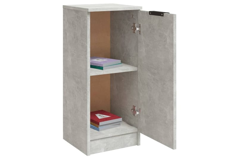 beBasic Byråer 2 st betonggrå 30x30x70 cm konstruerat trä - Förvaring - Förvaringsmöbler - Byrå