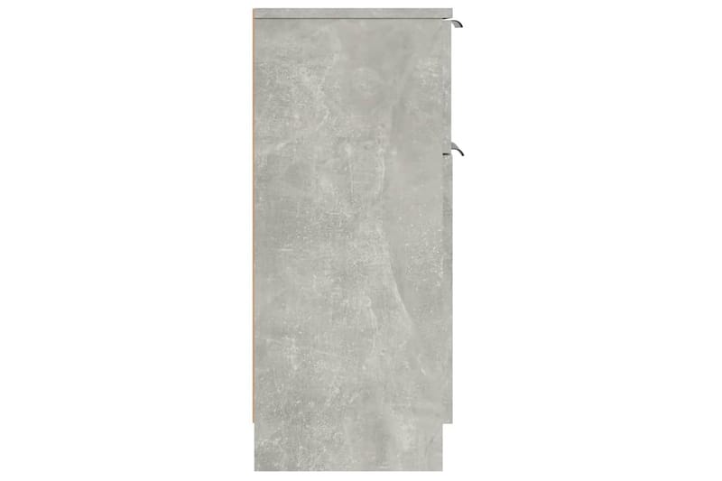 beBasic Byråer 2 st betonggrå 30x30x70 cm konstruerat trä - Förvaring - Förvaringsmöbler - Byrå