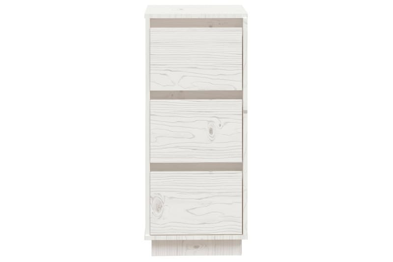 beBasic Byråer 2 st vit 32x34x75 cm massiv furu - Förvaring - Förvaringsmöbler - Byrå