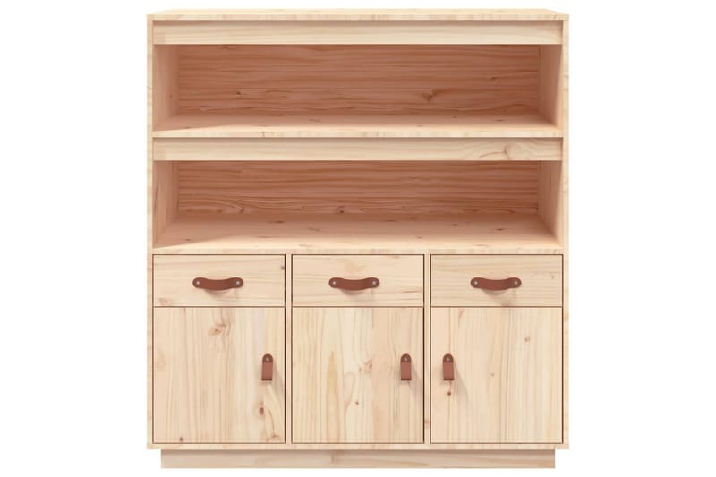 beBasic Högskåp 100x40x108,5 cm massiv furu - Förvaring - Förvaringsmöbler - Byrå