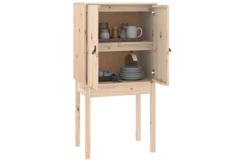 beBasic Högskåp 60x40x120 cm massiv furu - Förvaring - Förvaringsmöbler - Byrå