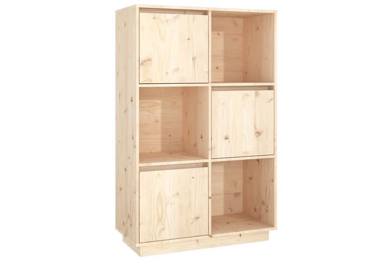 beBasic Högskåp 74x35x117 cm massiv furu - Förvaring - Förvaringsmöbler - Byrå