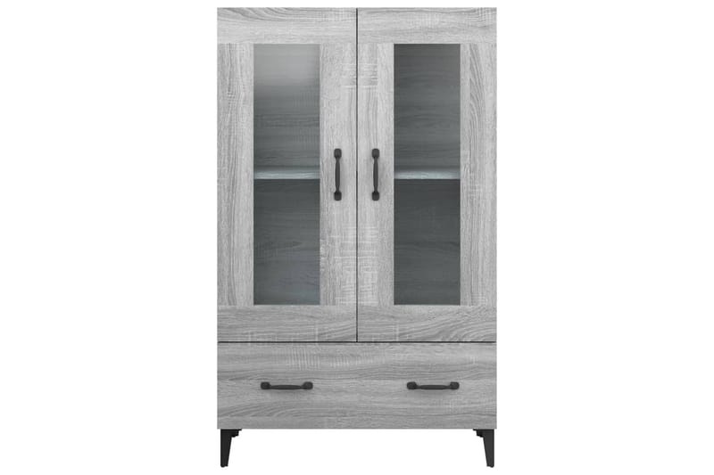 beBasic Högskåp grå sonoma 70x31x115 cm konstruerat trä - Förvaring - Förvaringsmöbler - Byrå
