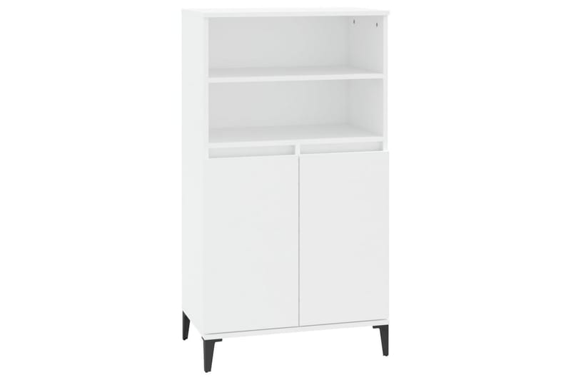 beBasic Högskåp vit 60x36x110 cm konstruerat trä - Förvaring - Förvaringsmöbler - Byrå