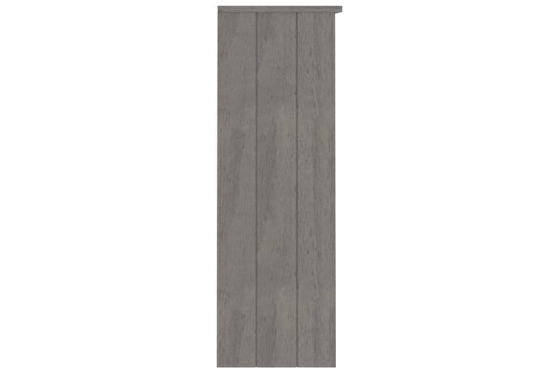 beBasic Överdel till högskåp ljusgrå 85x35x100 cm massiv furu - Förvaring - Förvaringsmöbler - Byrå