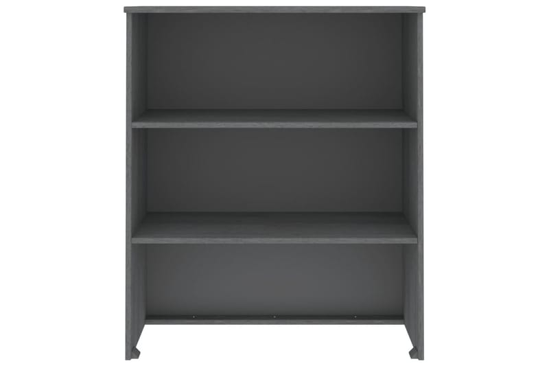 beBasic Överdel till högskåp mörkgrå 85x35x100 cm massiv furu - Förvaring - Förvaringsmöbler - Byrå