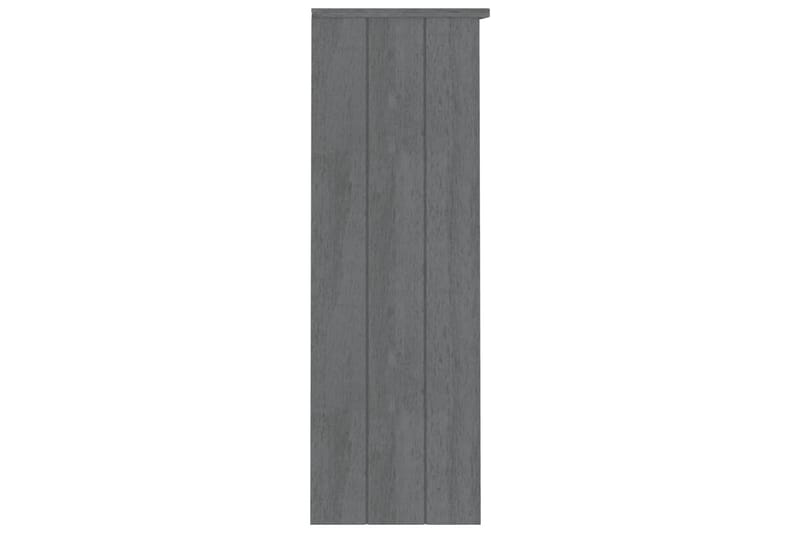 beBasic Överdel till högskåp mörkgrå 85x35x100 cm massiv furu - Förvaring - Förvaringsmöbler - Byrå