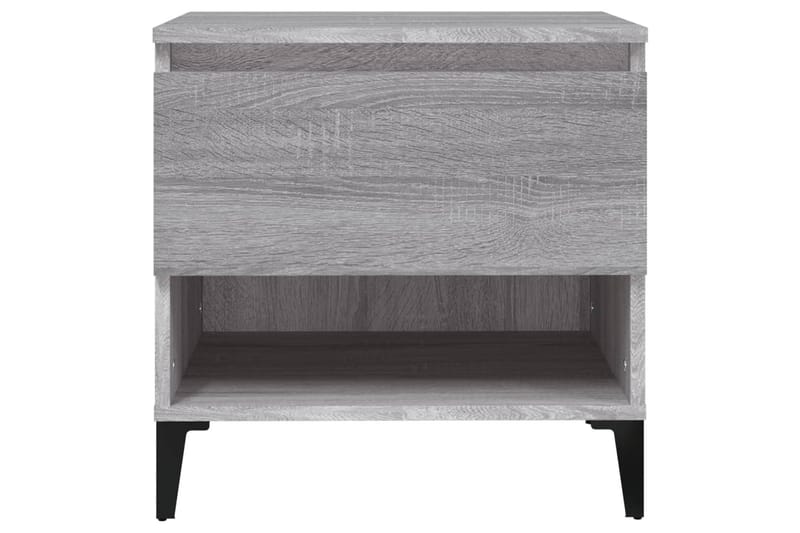 beBasic Sidobord 2 st grå sonoma 50x46x50 cm konstruerat trä - Förvaring - Förvaringsmöbler - Skänkar & sideboards