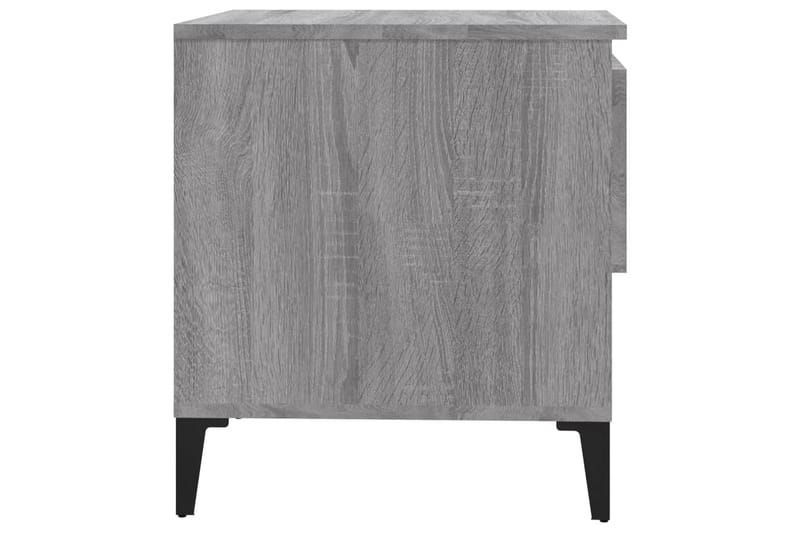 beBasic Sidobord 2 st grå sonoma 50x46x50 cm konstruerat trä - Förvaring - Förvaringsmöbler - Skänkar & sideboards