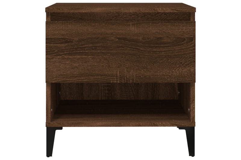 beBasic Sidobord brun ek 50x46x50 cm konstruerat trä - Förvaring - Förvaringsmöbler - Skänkar & sideboards