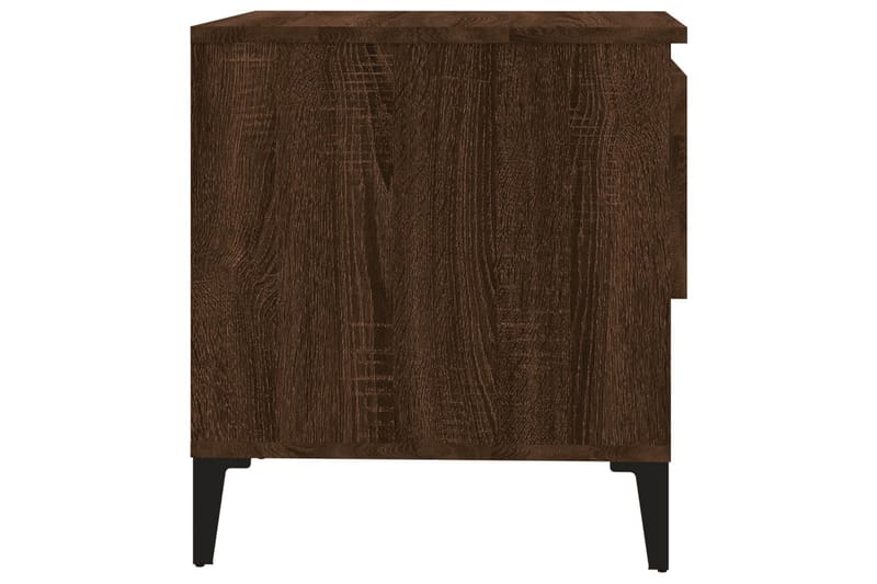 beBasic Sidobord brun ek 50x46x50 cm konstruerat trä - Förvaring - Förvaringsmöbler - Skänkar & sideboards