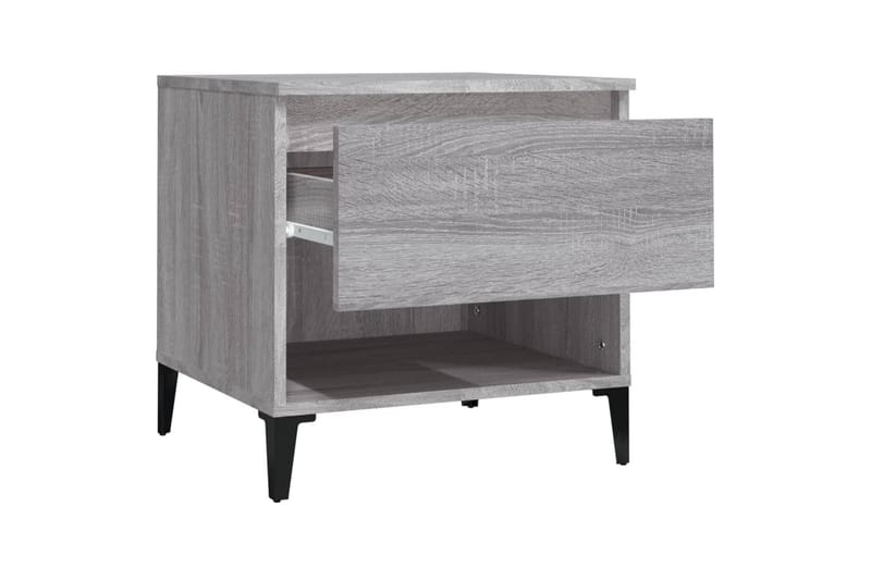beBasic Sidobord grå sonoma 50x46x50 cm konstruerat trä - Förvaring - Förvaringsmöbler - Skänkar & sideboards