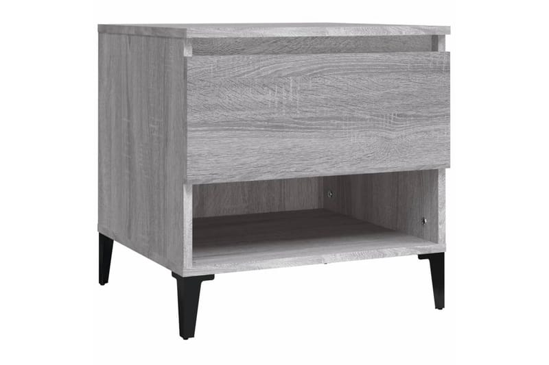 beBasic Sidobord grå sonoma 50x46x50 cm konstruerat trä - Förvaring - Förvaringsmöbler - Skänkar & sideboards