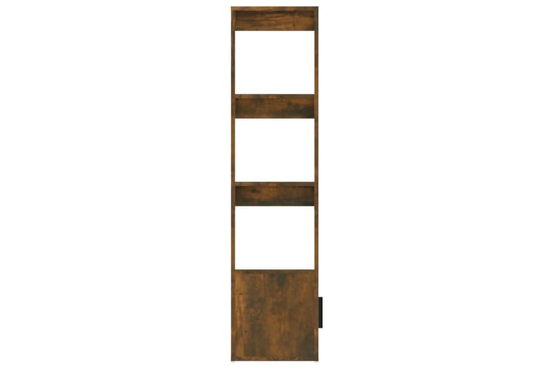 beBasic Sidobord rökfärgad ek 80x30x119,5 cm konstruerat trä - Förvaring - Förvaringsmöbler - Skänkar & sideboards