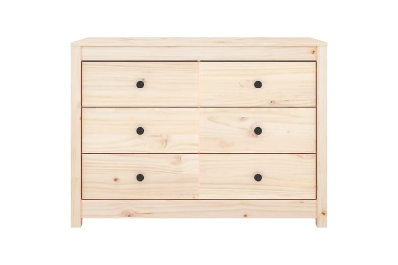 beBasic Sidoskåp 100x40x72 cm massiv furu - Förvaring - Förvaringsmöbler - Skänkar & sideboards