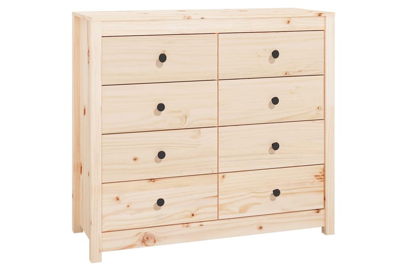 beBasic Sidoskåp 100x40x90 cm massiv furu - Förvaring - Förvaringsmöbler - Skänkar & sideboards