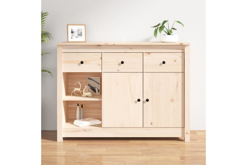 beBasic Sk�änk 100x35x74 cm massiv furu - Förvaring - Förvaringsmöbler - Skänkar & sideboards
