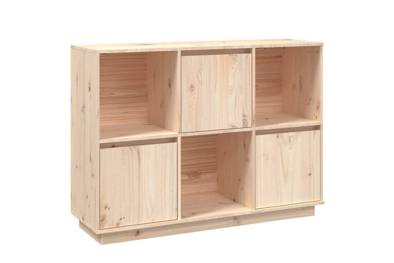 beBasic Skänk 110,5x35x80 cm massiv furu - Förvaring - Förvaringsmöbler - Skänkar & sideboards