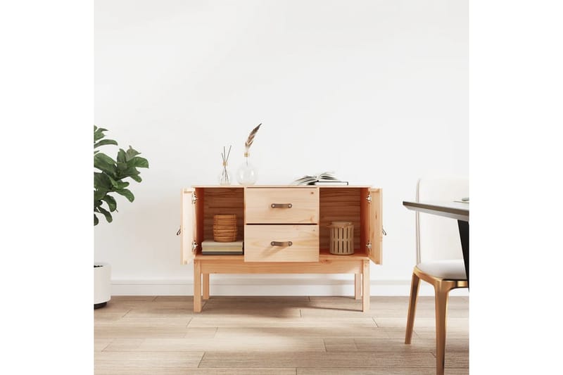 beBasic Skänk 110x40x78 cm massiv furu - Förvaring - Förvaringsmöbler - Skänkar & sideboards