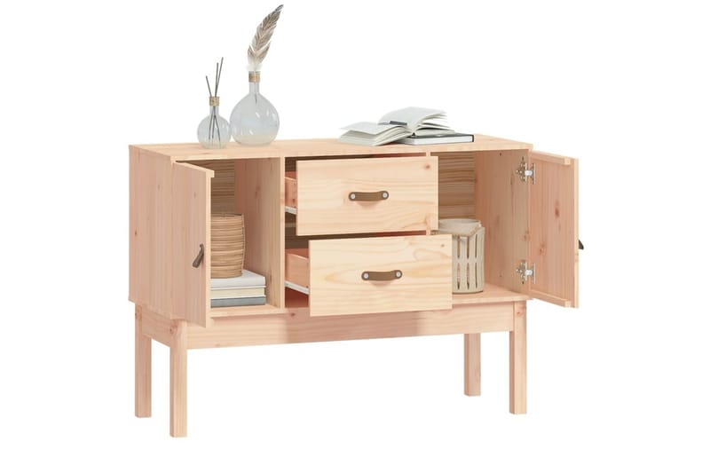 beBasic Skänk 110x40x78 cm massiv furu - Förvaring - Förvaringsmöbler - Skänkar & sideboards