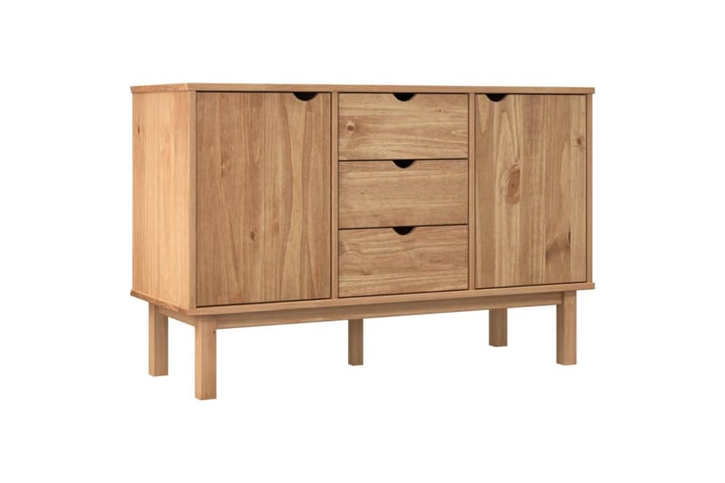 beBasic Skänk 113,5x43x73 cm massiv furu - Förvaring - Förvaringsmöbler - Skänkar & sideboards