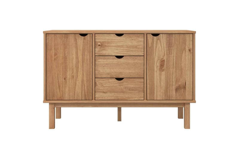 beBasic Skänk 113,5x43x73 cm massiv furu - Förvaring - Förvaringsmöbler - Skänkar & sideboards